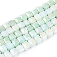 Антикоррозийные гальванические стеклянные бусины&nbsp;GLAA-T025-4mm-10C