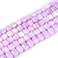 Антикоррозийные гальванические стеклянные бусины&nbsp;GLAA-T025-4mm-10E