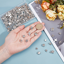 180шт 12 стиля бусины из сплава в тибетском стиле&nbsp;TIBEB-ME0001-10