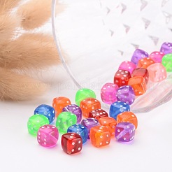 Прозрачные акриловые бусины&nbsp;PLMD8MM