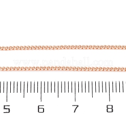 Латунные цепочки панцирного плетения ожерелья для женщин&nbsp;NJEW-D302-73RG