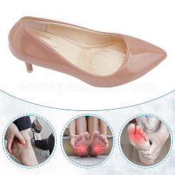 2 пара прозрачных силиконовых подушечек под подушечку стопы для обуви на высоком каблуке&nbsp;AJEW-ME0001-54