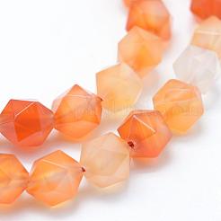 Природного сердолика нитей бисера G-F523-31-8mm