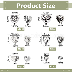 165 шт. бусины из сплава в тибетском стиле&nbsp;TIBEB-GA0001-04