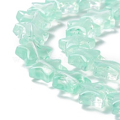 Прозрачный стеклянный бисер нить&nbsp;GLAA-K057-01E