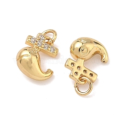 Латунные микро проложить кубического циркония подвески&nbsp;KK-A291-12C-G