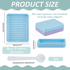 4 шт. лоток для плавких вставок из полиэтиленового пластика&nbsp;DIY-ME0002-59