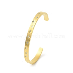 Браслеты-манжеты из нержавеющей стали 304&nbsp;BJEW-P348-02B-G