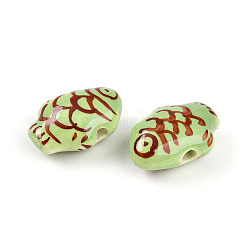 Фарфоровые бусины ручной работы&nbsp;PORC-N009-07A