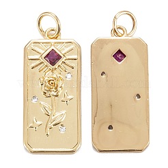 Латунные микро проложить кубического циркония подвески&nbsp;X-ZIRC-G170-05G