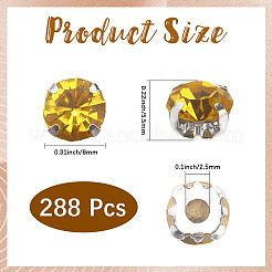 288шт шить на горный хрусталь&nbsp;RGLA-CY0001-01B