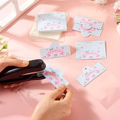 100 шт. бумажная карточка-витрина для бижутерии&nbsp;CDIS-TA0001-31A