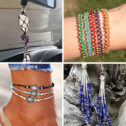 4 рулон 4-х цветного вощеного хлопкового шнура&nbsp;YC-TA0001-13