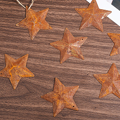 Звездная ржавчина железо большие подвески&nbsp;IFIN-GF0001-09B