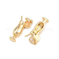 Латунь эмаль подвески&nbsp;KK-B157-20G-03