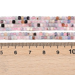 Природные морганит нитей бисера G-L628-D04-2x2mm