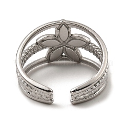 Кольца-манжеты открытого типа из нержавеющей стали марки 304&nbsp;RJEW-Z018-04P