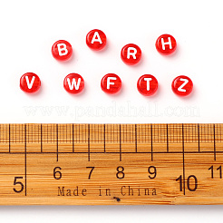 Прозрачные красные акриловые бусины&nbsp;TACR-YW0001-08L