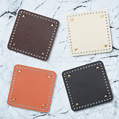 4 шт. 4-цветное дно сумки из искусственной кожи&nbsp;FIND-BBC0004-53