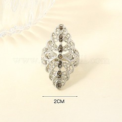 Кольца из сплава и страз&nbsp;FS-WG284EB-04