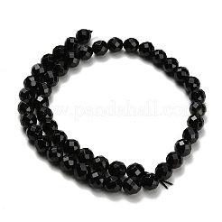 Натуральный черный турмалин бисер нитей&nbsp;G-H329-E02-8mm