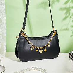 Подвеска в виде сердца из латуни с подвеской в виде солнечного компаса из нержавеющей стали 304&nbsp;HJEW-PH02276