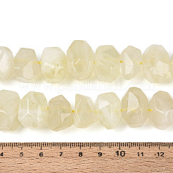 Нити из натуральных бусин лимонного кварца (обработанных нагреванием)&nbsp;G-N347-18A-04
