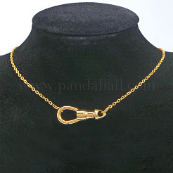 6 шт. 2-х цветные карабины из нержавеющей стали 304&nbsp;STAS-GL0001-03