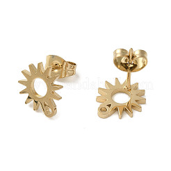 Ионное покрытие (ip) 304 нержавеющая сталь гвоздики фурнитура для сережек&nbsp;X-STAS-I206-01G