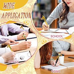 Набор для изготовления ручек из бисера желтой серии своими руками&nbsp;DIY-SZ0009-94