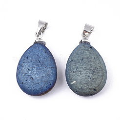 Гальванические природные друзы геодез агаты подвески&nbsp;G-S344-63E