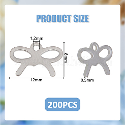 200 шт. подвески из нержавеющей стали 201&nbsp;STAS-DC0017-13