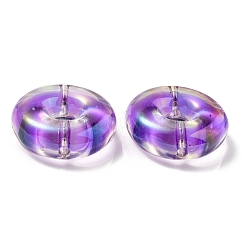 УФ-покрытие радужными переливающимися акриловыми бусинами&nbsp;OACR-P010-17D