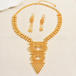 Комплект из преувеличенных геометрических серег и ожерелий из сплава для женщин&nbsp;YR7316