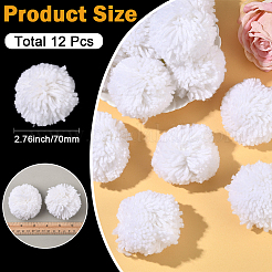 12шт. помпон из шерстяной пряжи&nbsp;DIY-SC0031-41