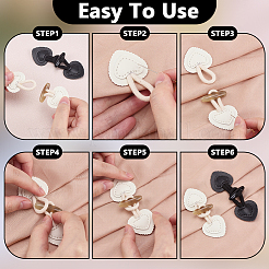 12 шт. пряжка из смолы и искусственной кожи&nbsp;AJEW-PH0006-49A-02