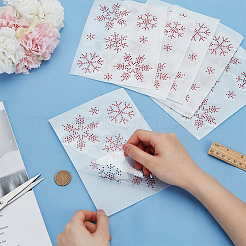 Исправление узора снежинки стразами&nbsp;DIY-WH0430-205C