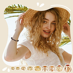 90шт 9 стильные латунные бусины&nbsp;KK-PH0011-23