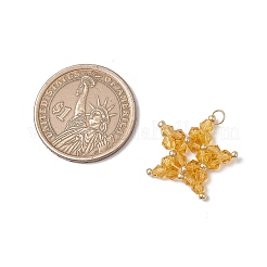 Подвески ручной работы в виде звезд из австрийского хрусталя&nbsp;PALLOY-MZ00622