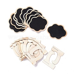 Облако деревянные мини доске знаки&nbsp;LS-AJEW-M035-06