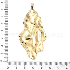 Большие подвески из текстурированной нержавеющей стали 304&nbsp;STAS-F340-06G