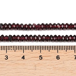 Гранат природный бисер нитей&nbsp;G-B175-A03-2x4mm