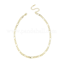 Цепочки Фигаро из латуни толщиной 5.5 мм&nbsp;NJEW-JN05575