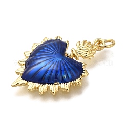 Подвески из латуни с эмалью в стойку&nbsp;KK-I720-27G-04