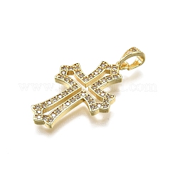 Латунные микро проложить кубического циркония подвески&nbsp;KK-Z100-33G-02