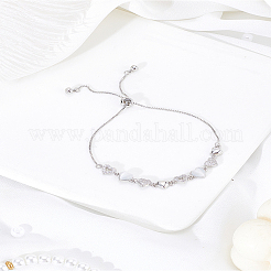 1шт латунные цепочные браслеты-слайдеры&nbsp;BJEW-LP0004-40