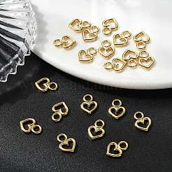 Латунь сердце подвески&nbsp;XGR0161G-100G