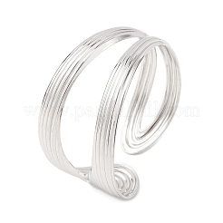 Браслеты-манжеты из нержавеющей стали 304 для женщин&nbsp;BJEW-B150-02P