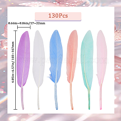 130шт натуральное перо&nbsp;DIY-GF0010-20