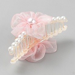 Ps пластиковые и полиэстеровые и железные заколки-коготь для волос для женщин и девочек густые волосы&nbsp;PHAR-WH0017-20B